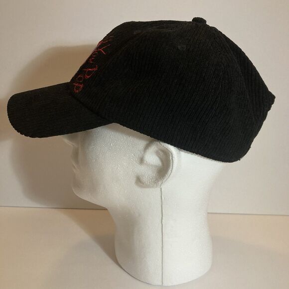Poppy Playtime Huggy Wuggy Baseball Cap Black Corduroy Anime Cartoon Hat - Picture 6 of 10